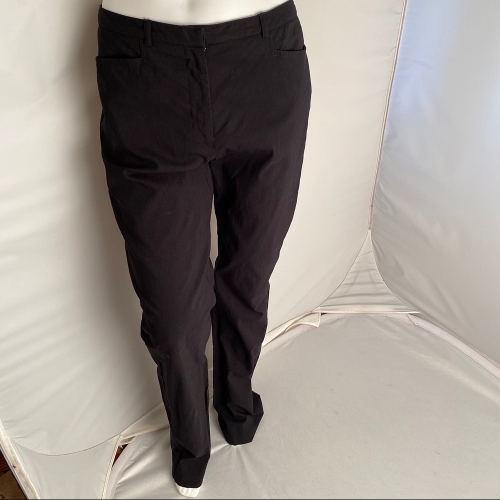 Express bootcut black stretch pants 7/8 long